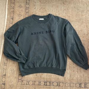 Anine bing crew neck sweatshirt